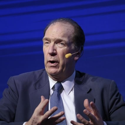 David Malpass, under secretary for international affairs at the US Department of Treasury, speaking during the Institute of International Finance G20 Conference in Buenos Aires last month. Photo: Bloomberg