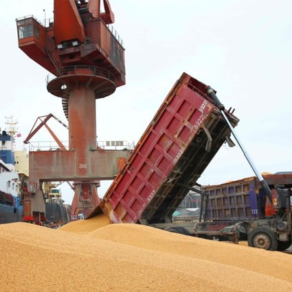 China’s retaliatory tariffs on US soybeans escalated the trade duel between the world's two top economies. Photo: AFP
