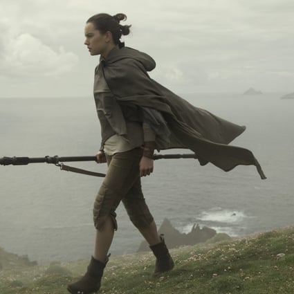 Daisy Ridley as Rey in Star Wars: The Last Jedi, the score for which earned composer John Williams his 51st Oscar nomination. Photo: David James/2017 Lucasfilm Ltd
