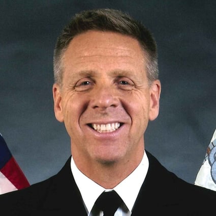 Admiral Phil Davidson (seen in December 2014) is to take over control of US Pacific Command, it emerged on Wednesday. Photo: US Navy