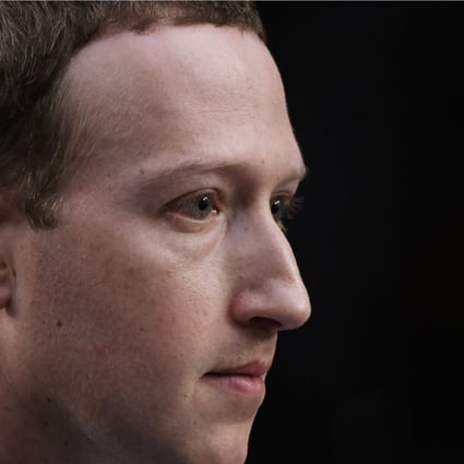 Facebook CEO Mark Zuckerberg testifies before the Senate judiciary and commerce committees on April 10 in Washington over social media data breaches. Photo: Abaca Press/TNS