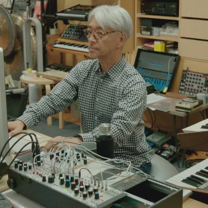 Japanese composer Ryuichi Sakamoto in a still from the documentary Ryuichi Sakamoto: Coda (category I, Japanese), directed by Stephen Nomura Schible.