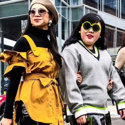 Fashion blogger Scarlett Hao (centre) is a New York University student who has a strong following among Chinese students in the United States. Photo: Scarlett Hao/Instagram