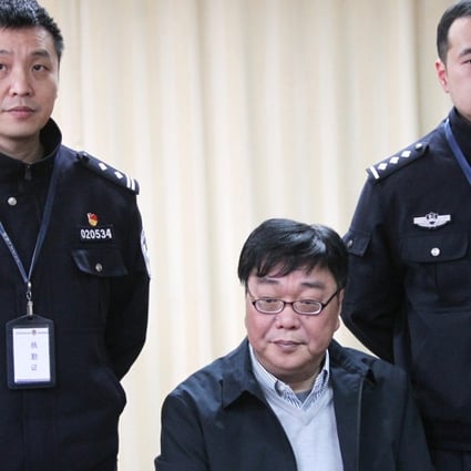 Gui Minhai during a group interview with media at the Ningbo Detention Centre, in Ningbo city, Zhejiang province, on February 9. Photo: Simon Song