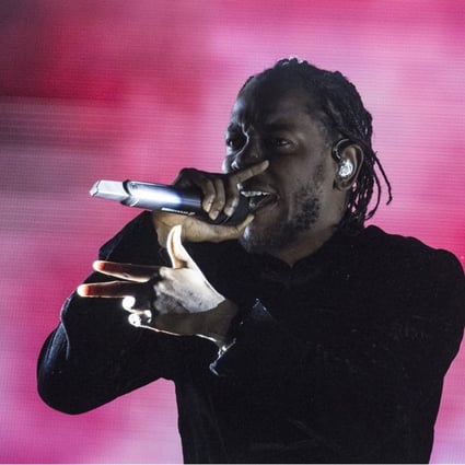 Kendrick Lamar on stage at the Coachella Valley Music and Arts Festival in California in April 2017. Lamar won the 2018 Pulitzer Prize for music for his album Damn. Photo: TNS