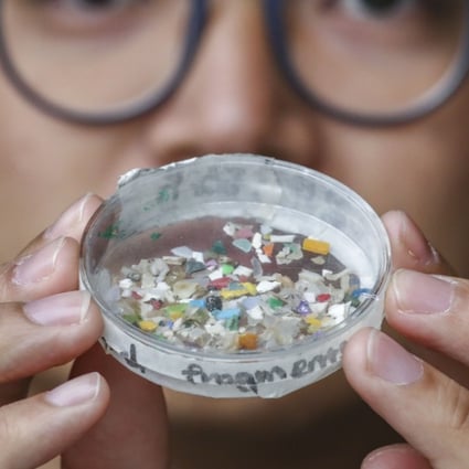 Microplastics are small fragments of less than 5mm in diameter. Photo: Nora Tam