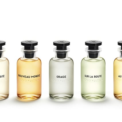 Louis Vuitton’s new fragrance range for men.