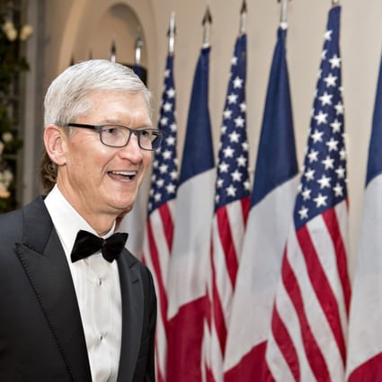 Apple chief executive Tim Cook is hoping for “calm heads” to prevail and ease growing tensions between the US and China. Photo: Bloomberg