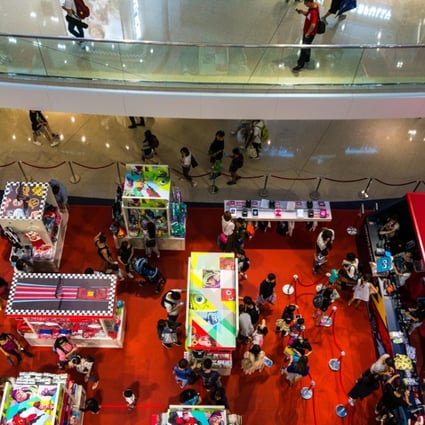 Disney Pixar pop-up store at a Hong Kong mall. Photo: Alamy