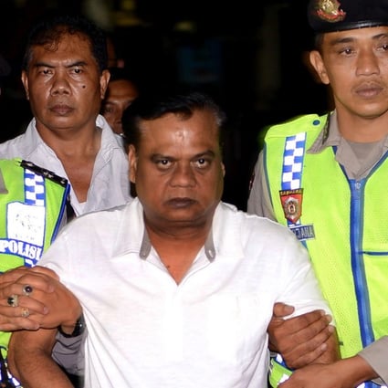Chhota Rajan after being arrested in Bali. Photo: AFP
