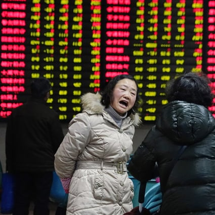 About 85 per cent of China’s stock market turnover is accounted for by retail investors. Photo: Imaginechina