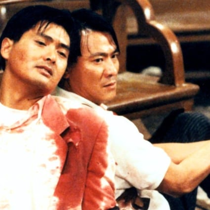 Actors Chow Yun-fat and Danny Lee star in director John Woo’s 1989 film The Killer.