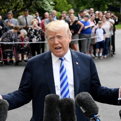 Donald Trump told reporters on Friday that one way or the other, fairness would be brought to trade between the US and China. Photo: Abaca Press via TNS