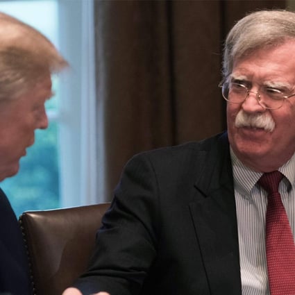 Asked if Trump might seek ‘regime change’ in Iran or make a pre-emptive strike against any Iranian nuclear facility, Bolton replied that Trump ‘makes the decision and the advice that I give him is between us.’ Photo: AFP