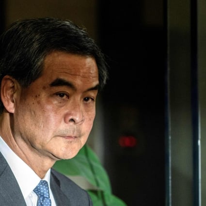 Former chief executive Leung Chun-ying was on the group’s hit list. Photo: AFP