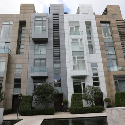 The luxury development at 3 Plunkett's Road, The Peak, is seeking a collective sale of five town houses for US$298 million. Photo: Edward Wong
