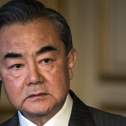 Chinese Foreign Minister Wang Yi pictured during his visit to Paris. Photo: EPA-EFE