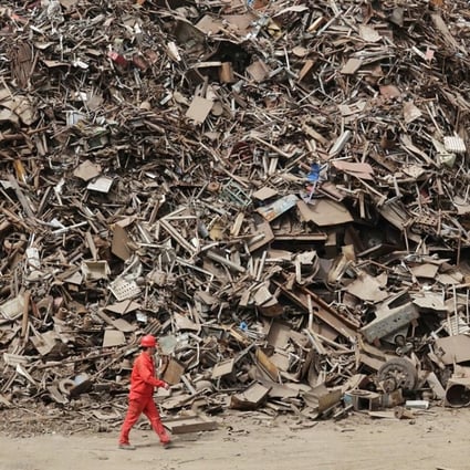 China generated 200 million tonnes of scrap last year. Photo: Reuters