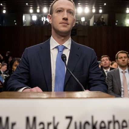 Facebook CEO Mark Zuckerberg arrives to testify before a joint hearing of the Commerce and Judiciary Committees on Capitol Hill in Washington, about the use of Facebook data to target American voters in the 2016 election. Photo: AP