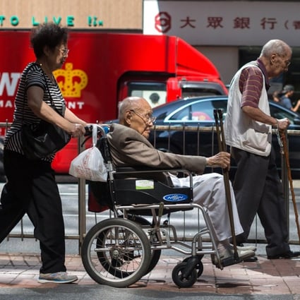 The number of elderly people, those aged 65 or older, in Hong Kong is projected to reach around 35.9 per cent of the population by 2064.