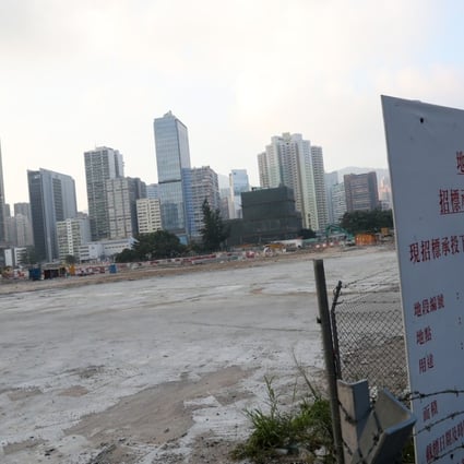 The Kai Tak site for which Rem Koolhaas’ company OMA has designed a twin-tower development. Photo: Nora Tam