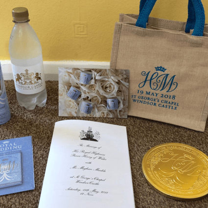 People are selling their royal wedding gift bags on eBay South China