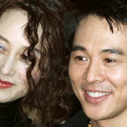 Jet Li and wife Nina Li Chi at the 2001 premiere of Kiss of the Dragon in Hong Kong. Photo: Reuters