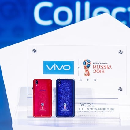 Chinese phone brand Vivo is the official smartphone sponsor of the 2018 Fifa World Cup Russia. Photo: Handout