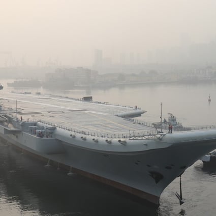 Chinese navy pilots aboard the country’s only operating aircraft carrier have completed their first nighttime take-offs and landings. Photo: Xinhua