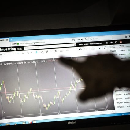 Cryptocurrency trading prices against the euro via a portal for trading virtual currencies. Photo: Bloomberg