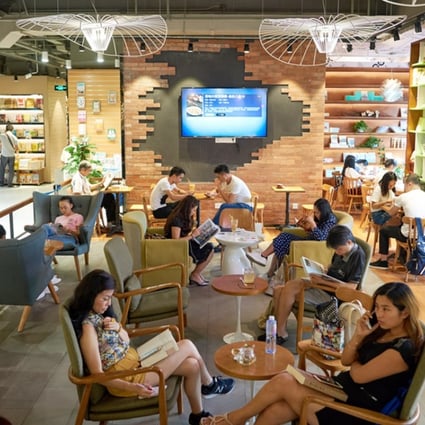 Bricks-and-mortar bookstores are opening up across China, feeding the trend for lifestyle experiences. Photo: Shutterstock