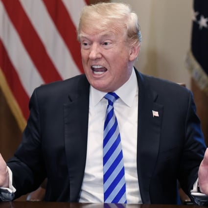 US President Donald Trump continues to ratchet up pressure on Beijing even as the two governments conduct high-level negotiations to avert a trade war. Photo: Bloomberg