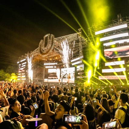 Fans enjoy the Road to Ultra music festival last year at West Kowloon Cultural District. Photo: Ultra Music Festival