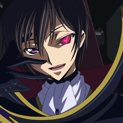 Lelouch Lamperouge (voiced by Jun Fukuyama) in a still from Code Geass: Lelouch of the Rebellion Episode II (category IIB, Japanese), directed by Goro Taniguchi.