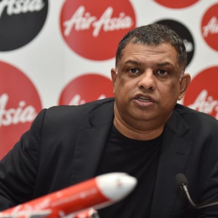 AirAsia Group CEO, Tony Fernandes speaks at a press conference in Sydney. Photo: AFP