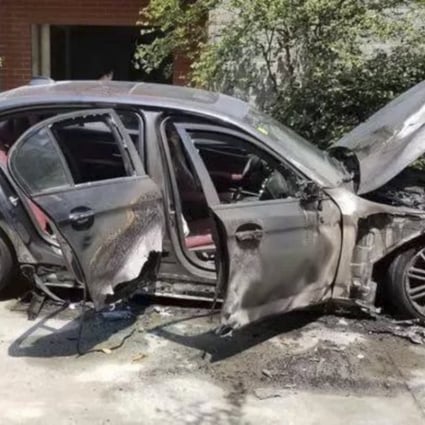 The man had owned the car for less than a day. Photo: sohu.com