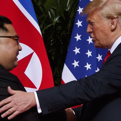 North Korean leader Kim Jong-un meets US President Donald Trump. Photo: AP