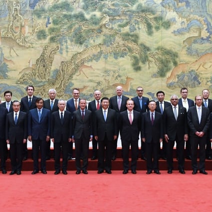 which american ceos did xi jinping meet in beijing ups pfizer goldman all on the list south china morning post