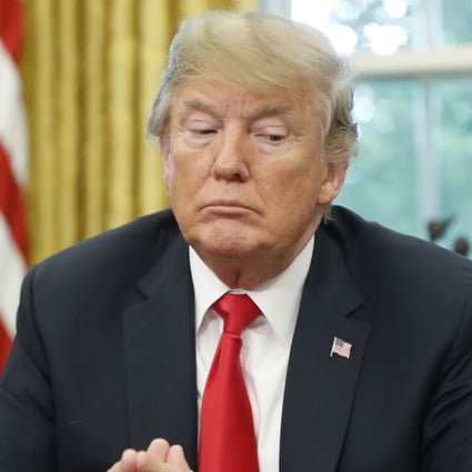 US President Donald Trump on Wednesday at the White House. Photo: AP