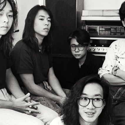 Hong Kong rock band Beyond (from left): Steve Wong Ka-keung, Paul Wong Koon-chung, Lau Chi-yuen ( a guitarist who left the line-up in 1989), Wong Ka-kui and Gunno Yip Sai-wing. Photo: SCMP