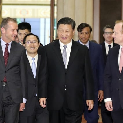 Chinese President Xi Jinping’s round table with foreign business executives on Thursday “sent a very clear message from the top leadership” that US firms are still welcome in China, a Chinese government source said. Photo: Xinhua