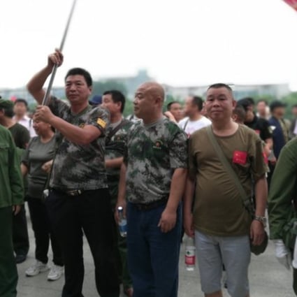 A five-day protest by thousands of retired military personnel was brought to an end on Sunday by armed police, witnesses said. Photo: Handout