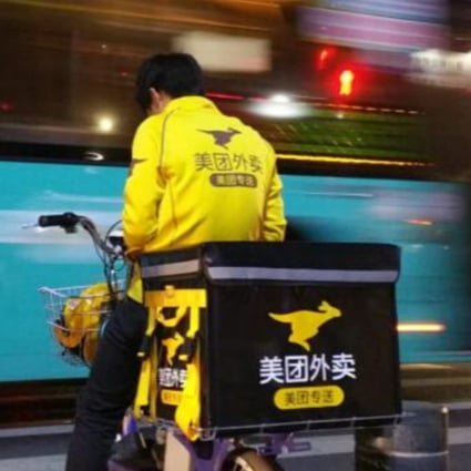 A Meituan delivery driver. Photo: Handout
