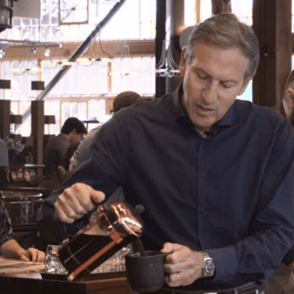 Starbucks outgoing executive chairman Howard Schultz is stepping down from his role at the company he helped turn into a global coffee-selling sensation on June 26, 2018. Photo: YouTube/AARP
