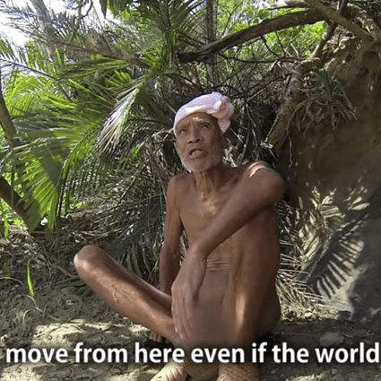 Masafumi Nagasaki was returned to civilisation despite his desire to remain on the remote island where he lived for 29 years. Photo: Docastaway - Desert Island Experiences via YouTube