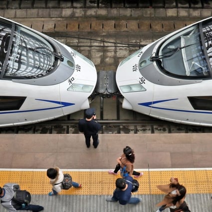 China last year claimed high-speed rail as one of its four new great inventions, even though the technology did not originate in the country. Photo: Xinhua