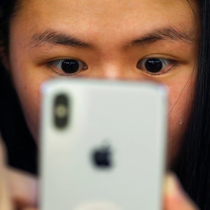 The components used to make iPhones are imported into China, where the finished product is made. Photo: Reuters