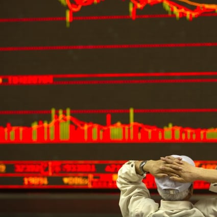 China stocks have been rattled by the escalating trade tension between the US and China, an intensified crackdown on the shadow banking system by Beijing and a wave of bond defaults. Photo: AP