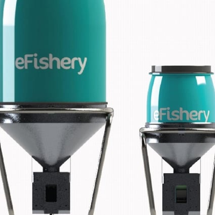 EFishery has developed a smart fish and shrimp auto feeder that knows when fish are hungry.
