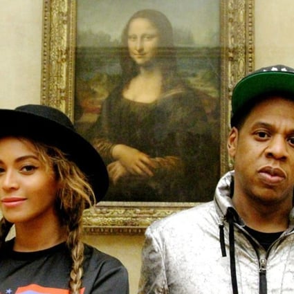 Beyoncé and Jay Z at the Louvre. Photo: courtesy of Beyonce.com